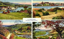 CPA Free Spanish Border Basque Country