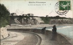CPA Biarritz La cote des basques
