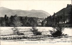 Lestelle CPA Betharram Gave and mountains