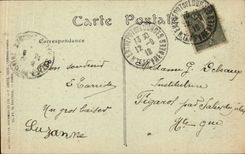 Pau CPA das Schloss und die niedrige Stadt