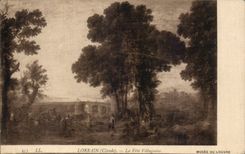 CPA Claude Lorrain La fete villageoise