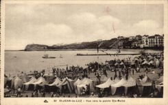 CPA St Jean de luz Vue vers la pointe Ste Barbe