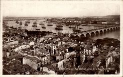 CPA Bordeaux View taken of the Tower Michel Saint