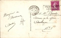 CPA Bordeaux View taken of the Tower Michel Saint