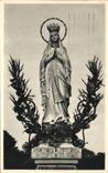 CPA Lourdes the virgin couronnee