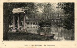 Park Paris-CPA Montceau die Kolonnade