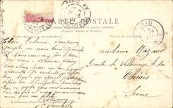 Park Paris-CPA Montceau die Kolonnade