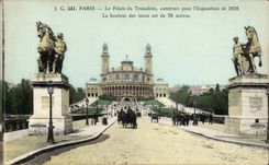 Paris CPA Palate of Trocadero