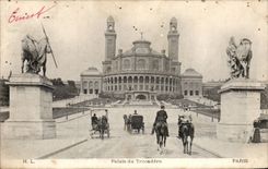 Paris CPA Palate of Trocadero