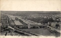 Paris CPA Perspective sur la Seine