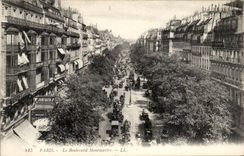 Paris CPA Boulevard Montmartre