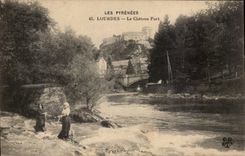 CPA Lourdes the strong castle Lavender fields