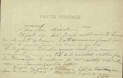 CPA Lourdes the strong castle Lavender fields