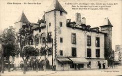 CPA St jean de Luz Chateau de Lohobiague