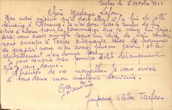 CPA Tarbes Massey Garden the museum