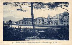 CPA Saint Jean de Luz Ciboure a travers les pins
