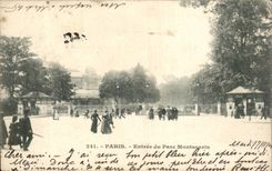 CPA Paris Entering of the park montouris