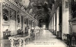 CPA Paris Musee du Louvre La galerie d'Apollon