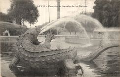 CPA Paris Un coin du bassin de la Nation Lezard
