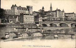 Panorama Pau-CPA und Brucke von Jurancon