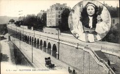 CPA Pau Andenken des Pyrenes Folklorekostums