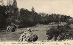 CPA Orthez the rock of the Whale and Gave of Pau