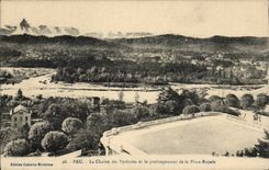 CPA Pau die Kette der Pyrenees und der Verlangerung des koniglichen Platzes