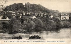 CPA St Jean Foot of Port Edges of Nive Nipple of the citadel