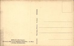 CPA Hendaye Seen on the Spanish bay and mountains Haya the Bidassoan hotel