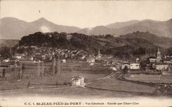 CPA St Jean foot of Port View Entrance by Uhart Cize