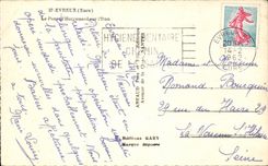 CPSM Evreux the bridge of Harrouard on the iton