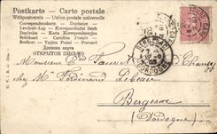 CPA Phantasie-Frau im Heu Folklorekostum