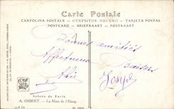 CPA Fantaisie Salons de paris La Muse de l'etang