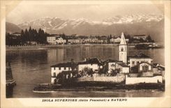 CPA Italien Italien Isola Superiore hat Baveno