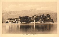 CPA Italien Italien Lago Maggiore Isola blokte