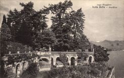CPA Italien Italien Lago Maggiore Giardino dell Isola blokte