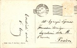 CPA Italien Italien Genua Boote des Panorama-LED Oporto