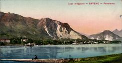 CPA Italien Italien Laggo Maggiore Baveno Panorama