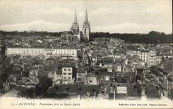 CPA Bayonne Panorama taken of Saint Andre