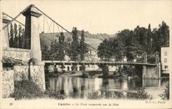 CPA Cambo the suspended bridge on Nive