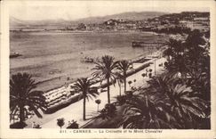 CPA Cannes the small cross and the Mount Knight