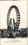 CPA Paris the large wheel Built for the exposure of 1900