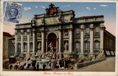 CPA Italy italia Roma panorama di Trevi
