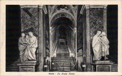 CPA Italy italia Roma Santa La Scala