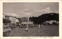 CPA Italien Italien Quai Di Bellagio hafteten Landhaus Montuomo