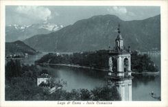 CPA Italien Italien Lago di Como Insulated Comacina