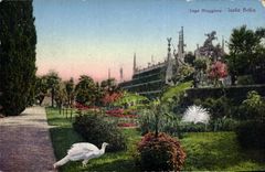 CPA Italien Italien Laggo Maggiore Isola blokte