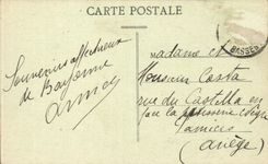 CPA Bayonne the old castle