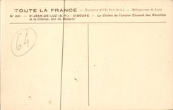 CPA St Jean de Luz Ciboure Le cloitre de l'ancien couvent des Recollets et la citerne don de mazarin