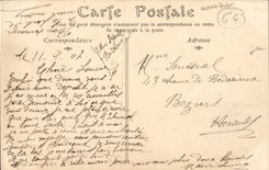 CPA Cambo les Bains the alley of the Thermal baths and the road of Saint Jean of port (oxcart)